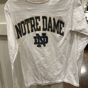 Champion Notre Dame long sleeve TShirt